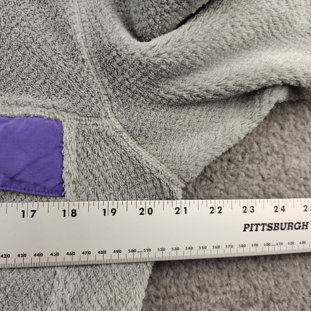 Patagonia Women's Re-Tool Snap-T Pullover grey purple Size medium Polartec - Picture 3 of 8